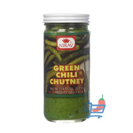 Nirav Green Chilli Chutney, 220 Ml