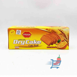 Pran Dry Cake (Cake Rusk) Orange, 350 Grams