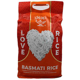 Deep Basmati Rice Orange Bag, 20 Lb