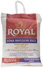 Royal Sona Masoori Rice, 20 Lb