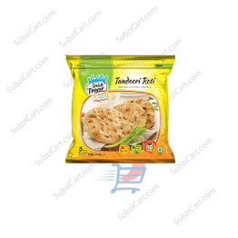 Uncooked Roti Chapati Frozen, 652 Grams - SubziCart