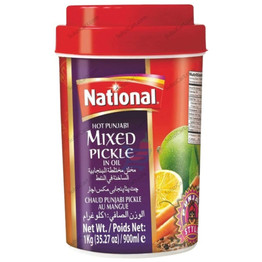 National Hot Punjabi Mixed Pickle, 1 LB