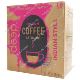 Deep Premium Coffee Latte Mix Indian Sty, 240 Grams