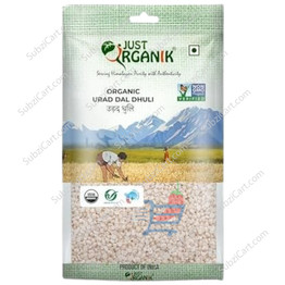 Just Organik Urad White Split, 4 Lb
