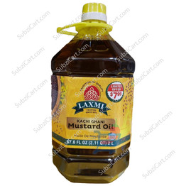 Laxmi Kachi Ghani Mustard Oil, 2 Ltr