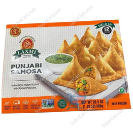 Laxmi Punjabi Samosa Frozen, 580 Grams