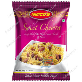 Nimcos Sweet Chewra, 200 Grams