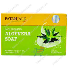 Patanjali Aloevera Soap, 125 Grams Patanjali Aloevera Soap, 125 Grams