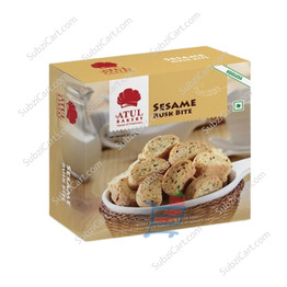 Atul Sesame Rusk Bite, 200Grams