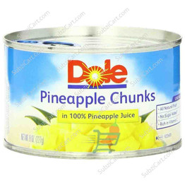 Dole Pineapple Chunks, 234 Grams