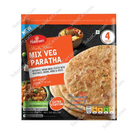 Haldirams Mix Veg Paratha Frozen, 400Grams