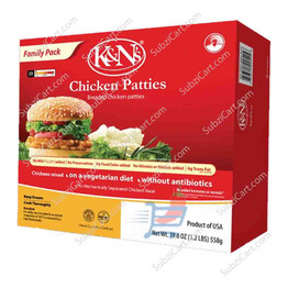 K N Chicken Patties Fp Frozen, 19.6 Oz