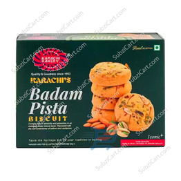 Karachi Badam Pista Biscuits, 14 Oz