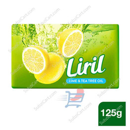 Liril Lime Tea Three Oil Soap, 125 Grams