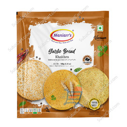 Maniarrs Garlic Khakhra, 180 Grams