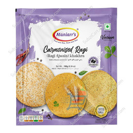 Maniarrs Ragi Ajwain Khakhra, 180 Grams