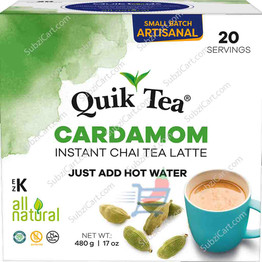 Quik Tea Cardamom Chai, 17 Oz