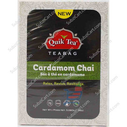 Quik Tea Cardamom Chai, 72 Bags