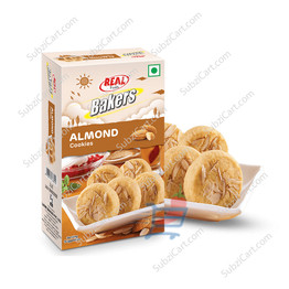Real Bakers Almond Cookies, 200Grams