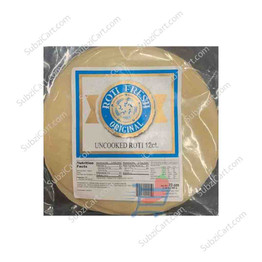 Roti Fresh Uncooked Original Frozen, 12Ct, 23 Oz