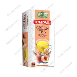 Tapal Green Tea Tropical Peach, 30 Bags