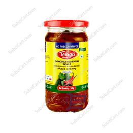 Telugu  Gongura Red Chilli Pickle, 300Grams