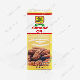 Three Rivers Almond Oil, 120 ML