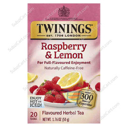 Twinings Raspberry And Lemon Tea, 50 Grams