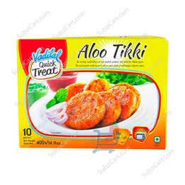 Vadilal Aloo Tikki Frozen, 400 Grams