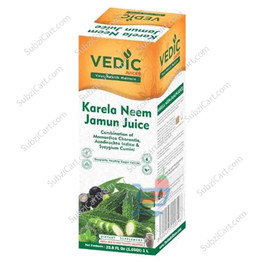 Vedic Karela Neem Jamun Juice, 1 Lt