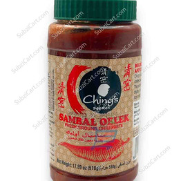 Chings Sambal Oelek Chiili Paste, 510 Grams