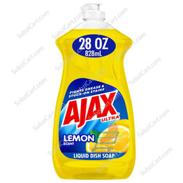 Ajax Dish Liquid Lemon, 28 Fl Oz