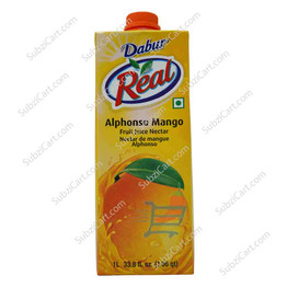 Dabur Real Alphonso Mango Juice, 1 Ltr