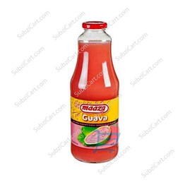 Maaza Guava Glass Bottle, 1 Ltr