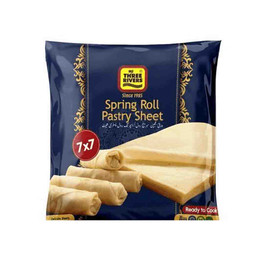 Three Rivers Spring Roll Pastry Frozen, 420 Gm Three Rivers Spring Roll Pastry Frozen, 420 Gm