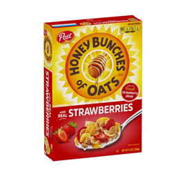 Post Honey Bunches Of Oats Strawberry, 12 Oz