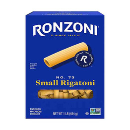 Ronzoni Small Rigatoni No. 73, 454 Gm
