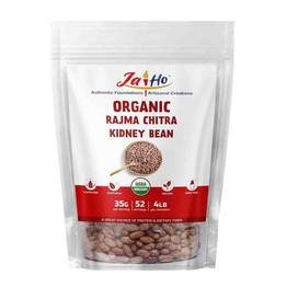 JaiHo Organic Rajma Chitra, 4 Lb