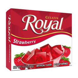 Royal Strawberry Gelatin Mix, 40 Gm