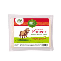 Desi Naturals Whole Milk Paneer, 2.5 Lb