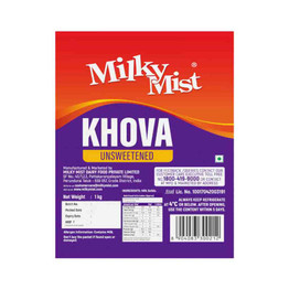 Milky Mist Khova Unsweetend Frozen, 1 Kg
