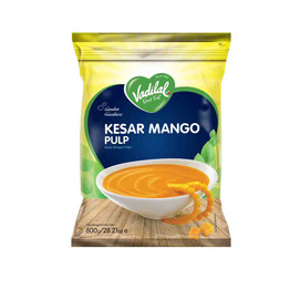 Vadilal Kesar Mango Pulp, 30 Oz