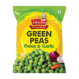 Jabsons Green Peas Onion And Garlic, 150 Grams