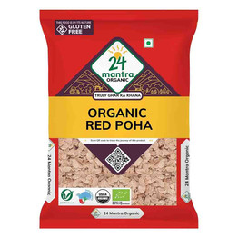 24 Mantra Org Red Thin Poha, 2 Lb