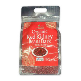 Jiva Org Red Kidney Beans Dark, 4 Lb