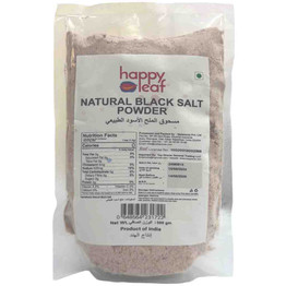 Happy Leaf Natural Black Salt Powder, 500 Grams