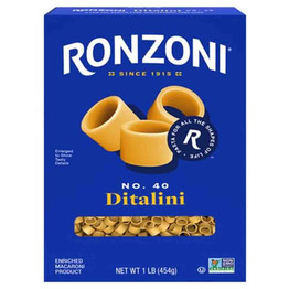 Ronzoni Ditalini, 454 Grams