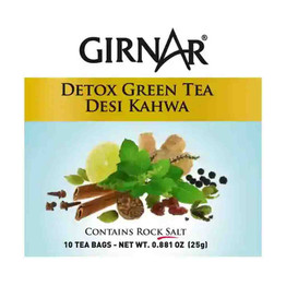 Girnar Detox Green Tea Desi Kahwa, 10 BAGS Girnar Detox Green Tea Desi Kahwa, 10 BAGS