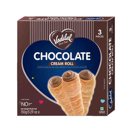 Vadilal Chocolate Cream Roll, 150 Grams