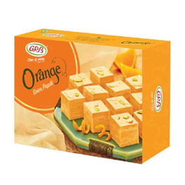 GRB Orange Soan Papdi, 500 Grams